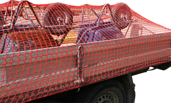 Aanhangwagennet, rood, 200x150cm