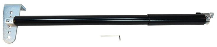 Deursluiter "DIREKT" zwart, slag 200 mm, incl