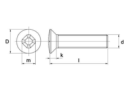 Afbeeldingen van Metaalschroef roestvaststaal lenskop phillips M4 x 40mm