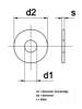 Afbeeldingen van Assortimentsdoos ring RVS A2 DIN 125 + DIN 9021