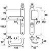 Afbeeldingen van AXA vh gr/kr smalschild RD F1 6768 pc55 ktb