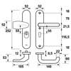 Afbeeldingen van AXA vh gr.drbr/kr schild RD F1 6668 pc55 ktb