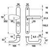 Afbeeldingen van AXA vh gr.drbr/kr smalschild RD F1 6768 pc55