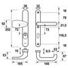 Afbeeldingen van AXA vh gr.drbr/kr smalschild RD F1 6768 pc72