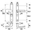 Afbeeldingen van AXA vh gr.drbr/kr smalschild F1 6767 pc55 ktb