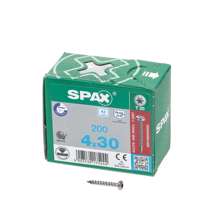 Afbeeldingen van Spax Spaanplaatschroef cilinderkop RVS T-Star T20 4.0x30mm (per 200 stuks)