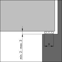 Afbeeldingen van Tochtband zelfklevend P-profiel rubber kier 2-3mm wit 7.5 meter