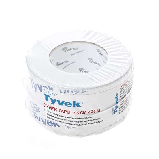 Afbeeldingen van Tyvek tape 75mm x25m