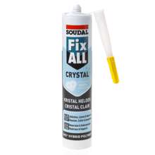 Afbeeldingen van Soudal Lijmkit MS polymer Fix All Crystal transparant 290ml