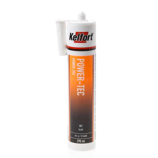 Afbeeldingen van Lijmkit Power-tec wit 290ml