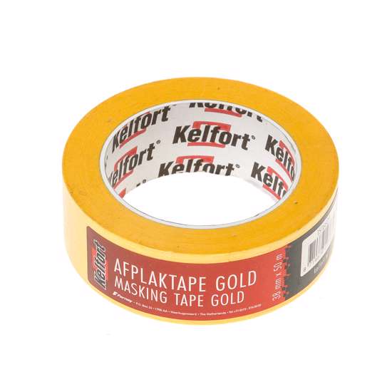 Afbeeldingen van Afplaktape gold 38mmx50m