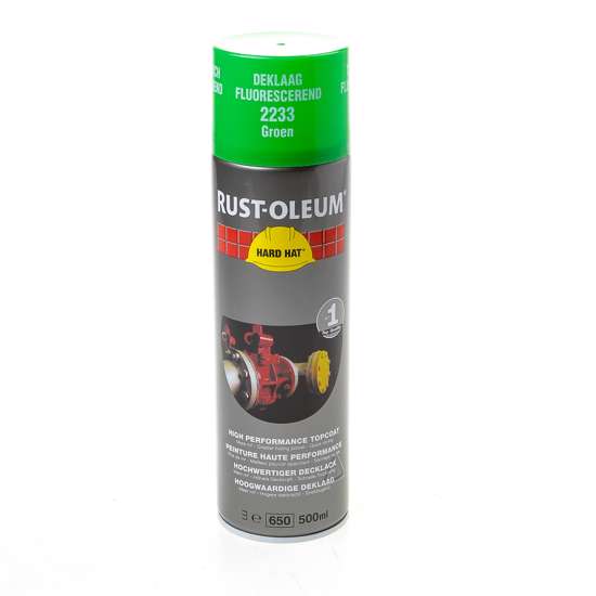 Afbeeldingen van Rust-Oleum Hard Hat fluorescerend groen 500ml