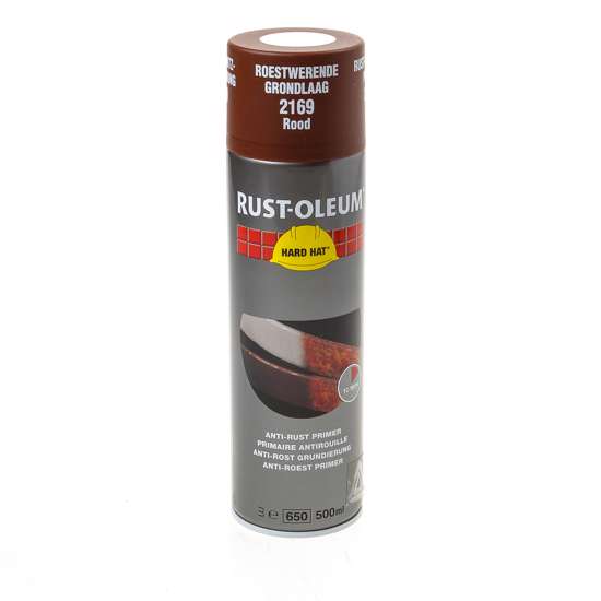 Afbeeldingen van Rust-Oleum Hard Hat roestwerende grondlaag roodbruin 500ml