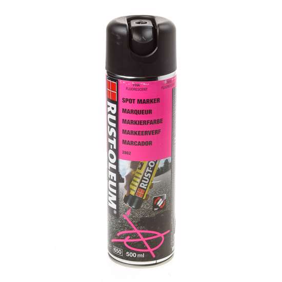 Afbeeldingen van Rust-Oleum Spuitverf markeerspray fluorecerend roze 2862 500ml