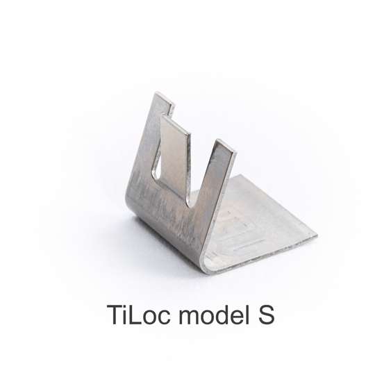 Afbeeldingen van Voegklem Tiloc rvs model S (50 stuks)