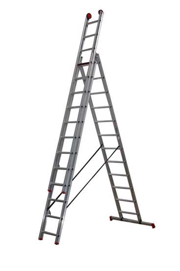 Afbeeldingen van Altrex All Round 3-delige reformladder AR 3080 3 x 12