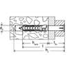 Afbeeldingen van Fischer Kozijnplug nylon SXR 10 x 180mm T