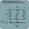 Afbeeldingen van Axa Veiligheidskogelstiftpaumelle topcoat gegalvaniseerd links 89 x 150 x 3mm SKG*** 1200-38-23/V4E