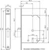 Afbeeldingen van Nemef Klavier kastslot sl type 1256/2-50 DIN links rechts