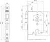 Afbeeldingen van Nemef Cilinder dag- en nachtslot deurslot type 1269/5-50/PC55mm DIN links