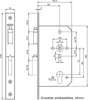 Afbeeldingen van Nemef Cilinder anti-paniekslot type 669/46-kv-60 DIN links