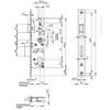 Afbeeldingen van Wilka Smalslot RVS 1472-40 PC 72 mm LS / RS 