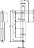 Afbeeldingen van Lips Sluitplaat rechte hoek RVS  SPT 2420 R