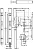 Afbeeldingen van Lips Cilinder schuifdeurslot PC72mm serie 2477 17 T24 60mm