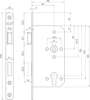 Afbeeldingen van Oxloc Cilinder dag- en nachtslot RVS linkssluitend PC72mm 6010