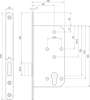Afbeeldingen van Oxloc Cilinder kastslot voorplaat RVS pc doornmaat 60mm 6030