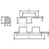 Afbeeldingen van Kogelsnapslot KSS 501B 50 x 9mm massief messing 0413.400.5009