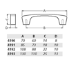 Afbeeldingen van Hermeta Greep 130/110mm         4193-01