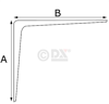 Afbeeldingen van PNW 6023B Plankdrager extra zware uitvoering 300x550mm 0510.101.3055