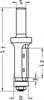 Afbeeldingen van HM keermeskantfrees P65 diameter 19 x 30 x 75 x schacht 8mm