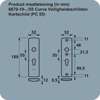 Afbeeldingen van Axa Veiligheids Kortschild Kruk F1 PC55mm 6670-10-11/55