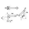 Afbeeldingen van Axa Combi raamuitzetter Axaflex Special verstelbaar RVS wit 2644-20-74/E