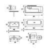 Afbeeldingen van Axa Oplegslot Automatic wit kunststof SKG** 3016-00-98/G