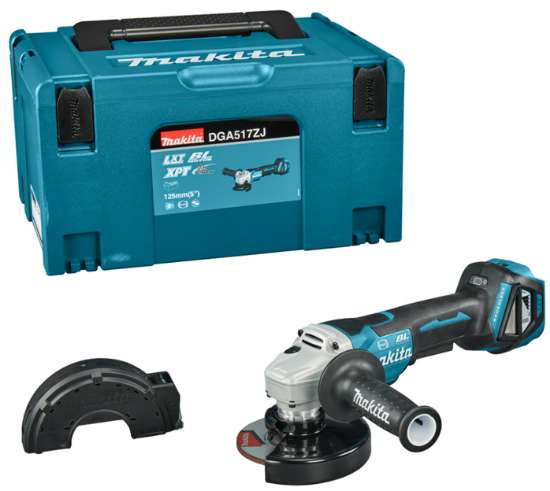 Afbeeldingen van Makita 18 V Haakse slijper 125 mm DGA517ZJ